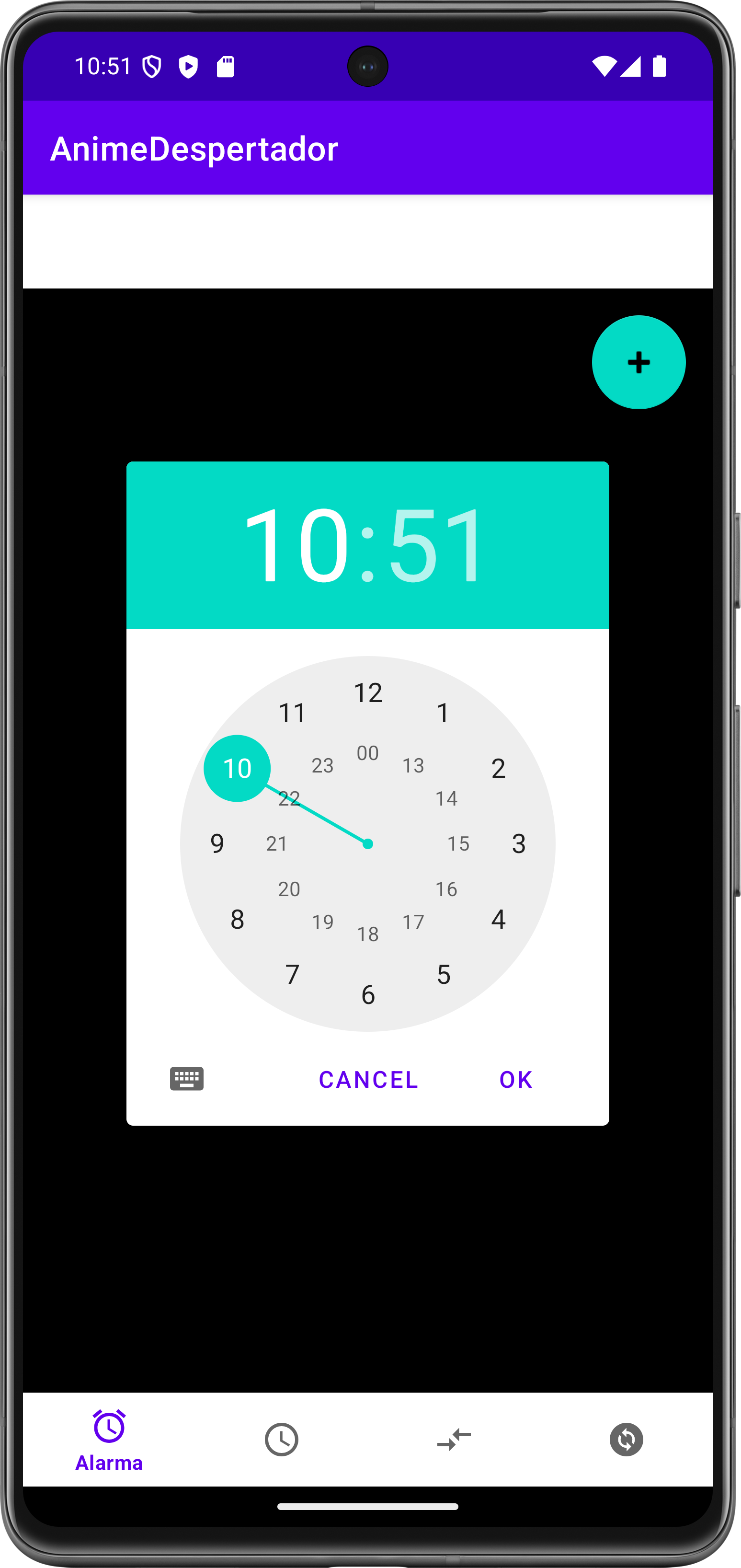 Pantalla de Estaciones